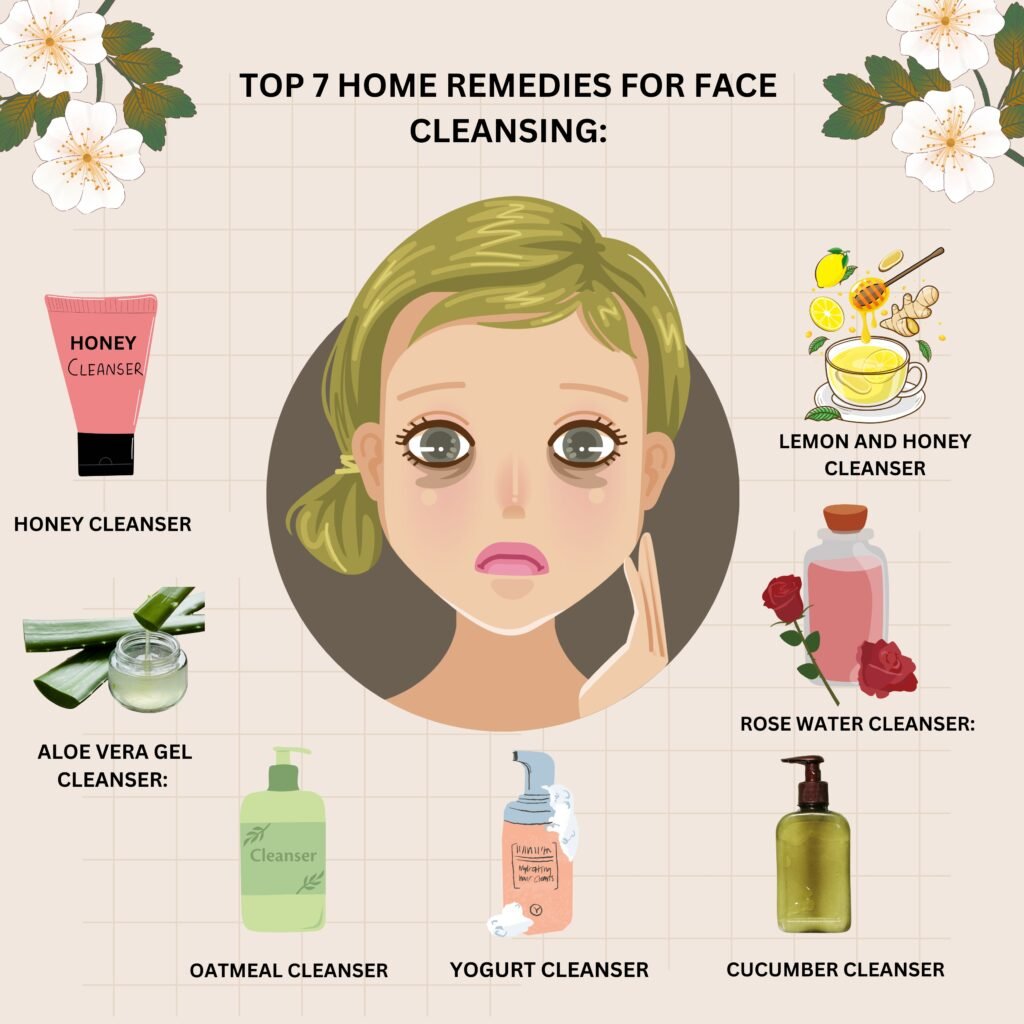 TOP 7 HOME REMEDIES FOR FACE CLEANSING: