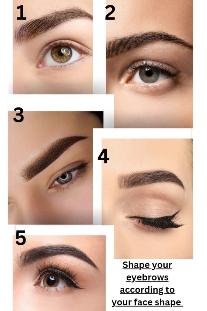 DETERMINE YOUR IDEAL EYEBROW SHAPE: