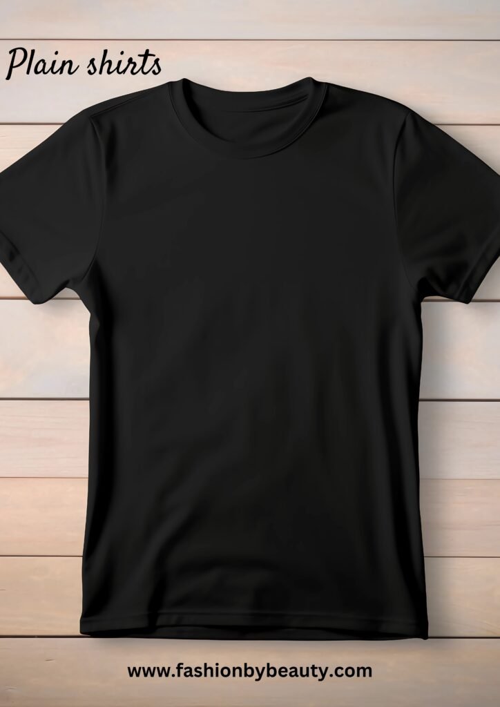 PLAIN T-SHIRTS: